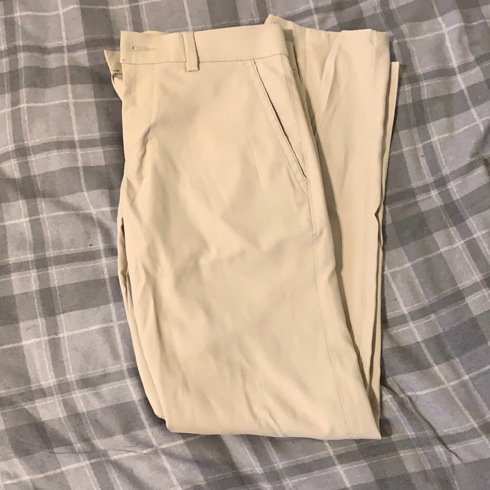 Reaction by Kenneth Cole Khaki Colored Dress Pants